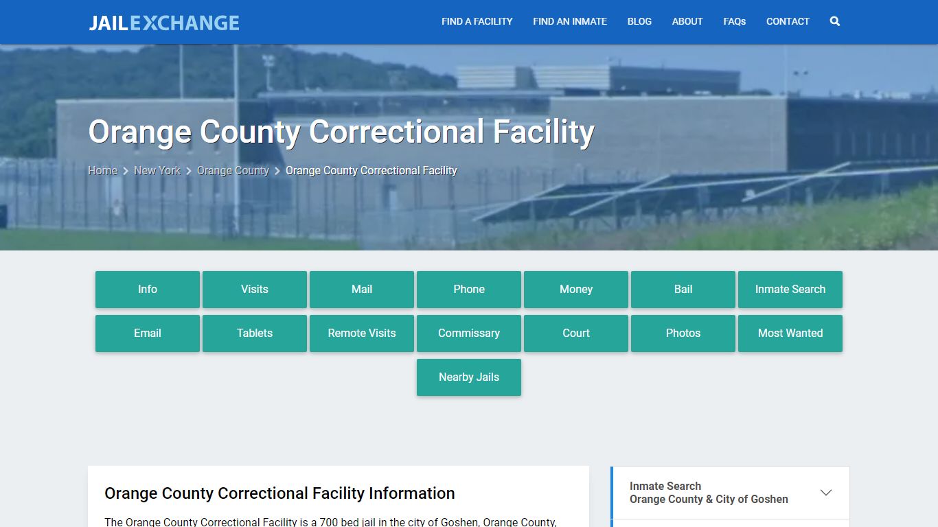 Orange County Correctional Facility - Jail Exchange